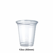 12oz Honor PET Clear Drinking Cups (92mm)
