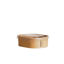 PET Lids For Kraft Mini Containers