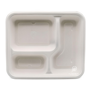 3 Compartment HD Bagasse Food Tray