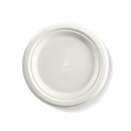 7″ Round Sugarcane Plate