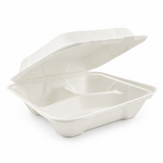 PW8D-3 – 8x8x2.5″ 3 Compartment Clamshell