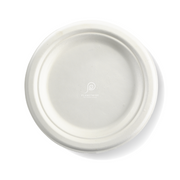 8″ Round Bagasse Plates