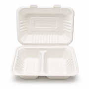 PW96-2 – 9x6x3″ 2-Compartment Clamshell