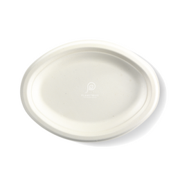 Small Oval Sugarcane Plate – 10×8″