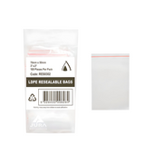RES0302 – 3″ x 2″ LDPE Resealable Bags