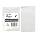 RES0704 – 7″ x 4″ Resealable LDPE Bags