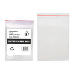RES1208 – 12″ x 8″ Resealable LDPE Bags