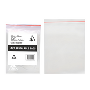 RES1209 – 12″ x 9″ Resealable LDPE Bags