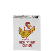 Small Printed Foil Lined Chicken Bags