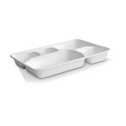 5 Compartment Deep Sugarcane Tray