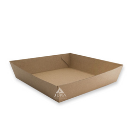 #2 Kraft Board Square Food Tray