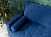 New Three Seat BLUE Sofa Size 84BHx177Wx81D, Seat(46Hx134Lx56Wcm) Furniture For Home House Living Room Office Warehouse