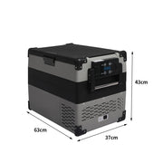 New 45L/55L  Camping Fridge Freezer Portable Car Cooler 12/24/240V Caravan Outdoor Travel
