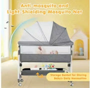 New 3-in-1 Co-Sleeper Height Adjustable Baby Bassinet