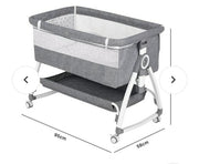 New 3-in-1 Co-Sleeper Height Adjustable Baby Bassinet