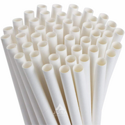 White – 10mm Jumbo Paper Straws