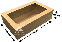Extra Small Kraft Catering Trays #01 (10×6″)