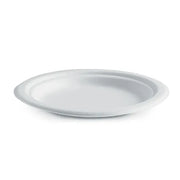 Pack of 25pcs 18cm / 7" Round Plant Fiber Plate