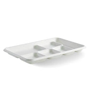 Pack 25pcs 6 Compartment Deep Meal Tray