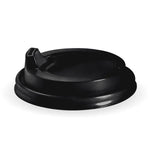 Pack 100pcs 12oz/16oz Black Premium Spout Lids