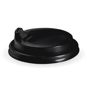 Pack 100pcs 12oz/16oz Black Premium Spout Lids