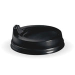 Pack 100pcs 8oz Black Premium Spout Lids