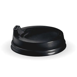 Pack 100pcs 8oz Black Premium Spout Lids