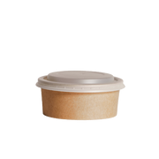 PP Flat Lids For Round Kraft Containers