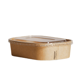 PET Lid for Rectangular Container