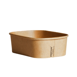 650ml Kraft Rectangular Container