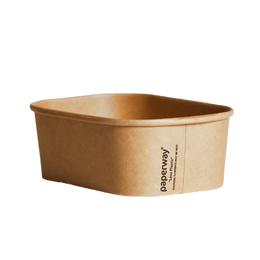 750ml Kraft Rectangular Container