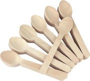 Pack 100pcs Wooden Spoon