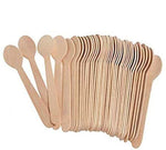 Pack 100pcs Wooden Teaspoon