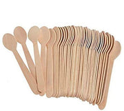 Pack 100pcs Wooden Teaspoon