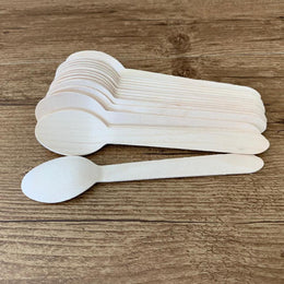 Pack 100pcs Wooden Spoon