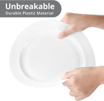 Pack 50pcs Large Oval (210x300mm) Reusable Plates