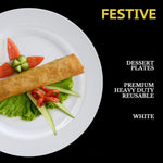 Pack 50pcs Small Oval (160x230mm) Reusable Plates