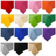 1 Heavy Duty Plastic Table Cover 54"X108” (137x274cm)