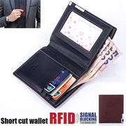 Men's Wallet Credit Card Wallet Purse Card Holder RFID Blocking
