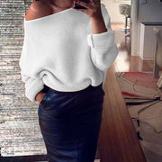 Womens Lady Fashion Off Shoulder Knitted Sweater Tops Jumper Pullover AU Store