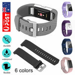 For Fitbit Charge 2 Wristband Silicone Watch Wrist Sports Band Strap AU