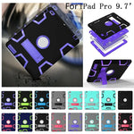For iPad Pro 9.7” Heavy Duty Case Screen Protector Cover