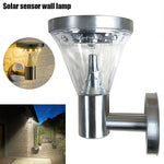 Solar Sensor Energy Low carbon Stainless steel Outdoor Wall Light Decorative
