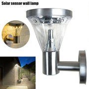 Solar Sensor Energy Low carbon Stainless steel Outdoor Wall Light Decorative