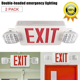 Indoor Emergency Exit Sign Light Fixtures LED Light Safety Indicator Lamp AU