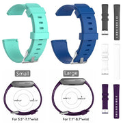 Replacement Silicone Wrist Sports Band Strap Wristband For Fitbit Versa / Lite