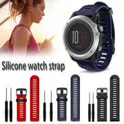 Replacement Wrist Band Silicone Watch Band Strap for Garmin Fenix 3 / Fenix3 HR