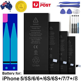 OEM Battery For iPhone 5 5s 6 6s 7 8 7Plus internal replacement +Free Tools