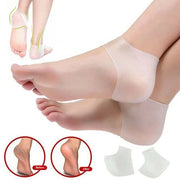 2PCS Silicone Gel Heel Socks Cracked Foot Skin Care Protector Sleeve Pain Relief